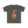 Hungry for some gore in your life.  Instant noodles are extra yummy with some blood and guts.  Graphic is on a unisex softstyle T-Shirt - Image 5