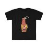 Hungry for some gore in your life.  Instant noodles are extra yummy with some blood and guts.  Graphic is on a unisex softstyle T-Shirt - Image 3