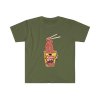Hungry for some gore in your life.  Instant noodles are extra yummy with some blood and guts.  Graphic is on a unisex softstyle T-Shirt