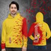 Bloody, Gory Unisex Hoodie Bright